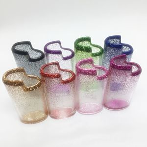 Fumer Transparent Coloré Paillettes Peau Briquet Cas Boîtier Shell Protection Manches Portable Innovant Multiple Couleur Herbe Tabac Porte-Cigarette DHL