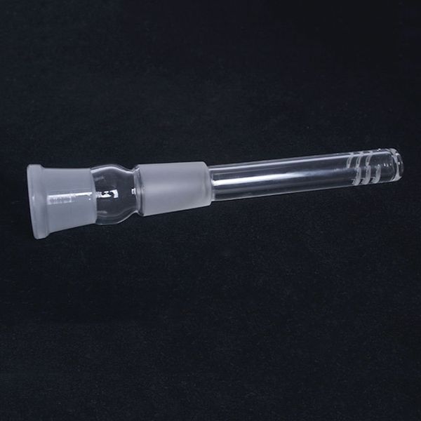 Diffuseur de tige descendante en verre pour conduite d'eau fumante avec 6 coupes narguilé affleurant adaptateur réducteur femelle 14 mm 18 mm lo pro tige descendante diffusée pour bécher bong dab rigs