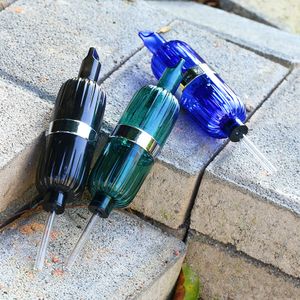 Pipe à eau pour fumer verre de quartz Paille Shisha Beaker Bong Dab Rig Filtre Bubbler en plastique LTQ Collecteur de cire de vapeur