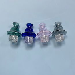 Smokpro Cyclone Glass Vortex Carb Cap pour 25 mm Bucket Quartz Banger Spinning Dab Carb Cap