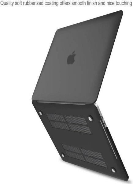 Coque rigide lisse SoftTouch mate compatible avec MacBook Pro 13