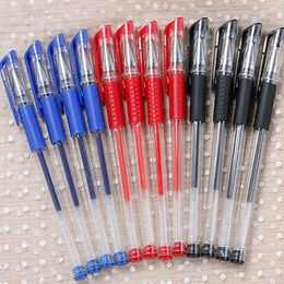 Soepel schrijfkantoor Student Groothandel gel Black Red Blue Gels Pen Verwijderbare zakelijke handtekeningen PENEN Offices School Supplies Th0235 S S S S S