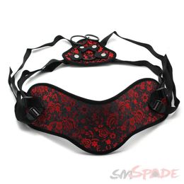SMSpade Plus Size Beginners Red en Black Strap on Dildo Harness Instelbaar for Lesbian Gay Adult Game Sek Product 240117