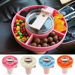 Snack Bowl voor 40oz Tumbler met handvat Siliconen herbruikbare Tumbler Snake Tray Compatibel met 40oz tuimelaars Herbruikbare Snack Ring