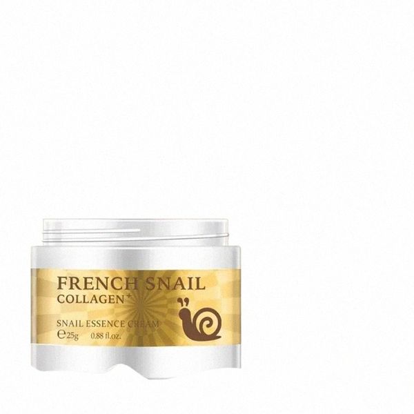 Caracol Crema antienvejecimiento Colágeno Hidratante Nutrir Reparación Cara Dañado Levantamiento Firme Suave Brillante Blanqueamiento Cuidado de la piel Crema de día k8Y3 #