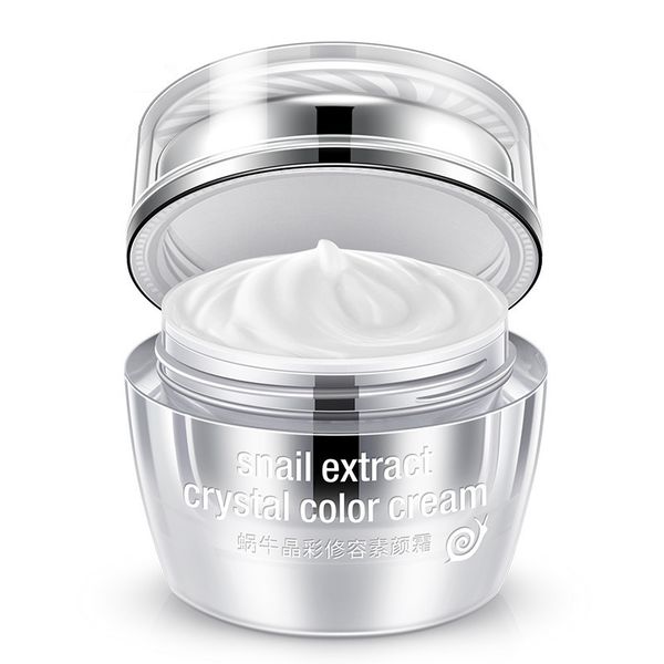 Crème de beauté réparatrice de couleur cristal d'escargot, Essence réparatrice, nourrissante, adoucissante, pour le visage, produits de soins pour la peau, vente en gros