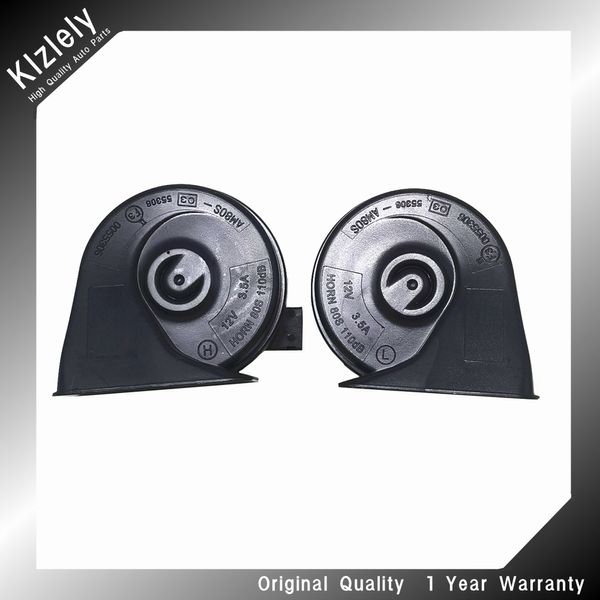 Cuerno tipo caracol para Toyota Highlander Land Cruiser Prius 12V 410/510Hz Loud AutoHorn 110-125DB Tono doble impermeable Cuernos