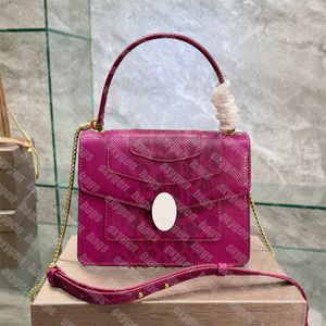 Slangenleer koppeling bakken vrouwen ontwerper kruis lichaam zakken slangen gesp party handtassen vrouw schoudertassen crossbody portemonnee