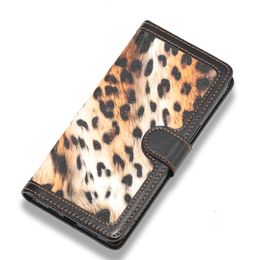 Étui à rabat en cuir imprimé serpent, léopard, zèbre, pour iphone 15 14 13 12 11 X XR 8 7 Plus, support de luxe, fentes pour cartes magnétiques, couverture portefeuille, antichoc, anti-chute