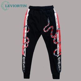 Snake polyvalent épissage gothique joggers joggers pantalons de survêtement 3d imprimé fitness de la mode animale serpent bodybuilding streetwear pantalon 240506