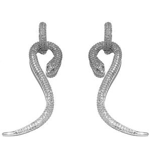 Boucles d'oreilles en forme de serpent Accessoires de mariage Fête Bijoux spéciaux