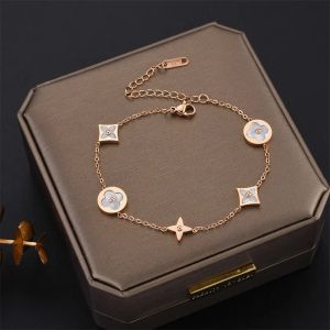 Snap-up designer bangle Four Leaf Clover charme Bangle Elegante mode 18K gouden agaat schelp ketting mode verjaardagsfeestje perfect cadeau GGG