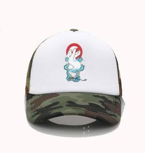 snapback hoed Ghostbusters 1984 Film Trucker Hoeden Busted Mesh Net Baseball Cap Snapback Outdoor Kpop Sadjustable Peaked Hat voor heren3917239