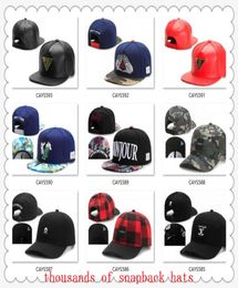 Snapback Hats Cap Back Snap Back Baseball Basketball Caps Sombrero Ajustable Drop envío Elija sombreros de nuestro álbum C660873320