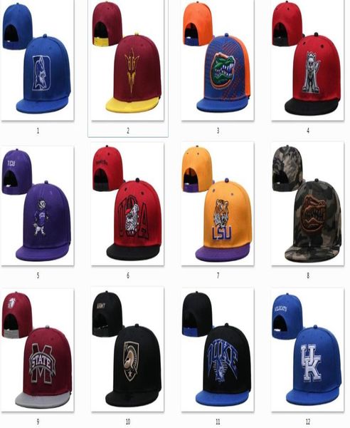 Sombreros Snapback Gorras de equipo universitario Orden de combinación de combinaciones Todos los sombreros de alta calidad Gorra deportiva Snapbacks 40 estilos 2246474