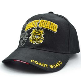 Snapbacks 2022 Coast Guard US Army Tactical Baseball Cap Zomer heren Outdoor Training Klims Sunshade Verstelbaar katoen G230529