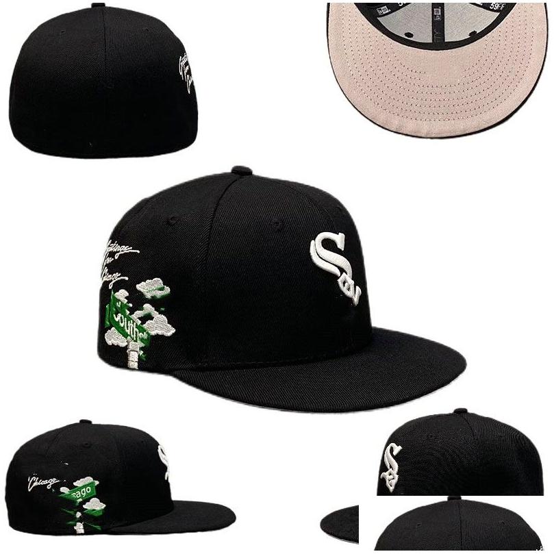 Snapbacks 2023 Fitted Designer Size Baseball Football Flat Casual Caps Letter Embroidery Cotton All Teams Sport World Patched Fl Close Dh6Dn