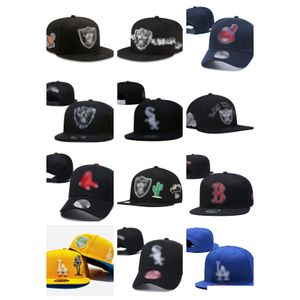 Snapbacks 2023 Groothandel Alle teams Logo Basketball Snapback Baseball Men Designer Hoed Letter Katoen Borduurwerk Voetbalhoeden Hip Hop O OTVMB