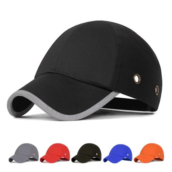 Snapbacks Brand New Bump Cap Travail Sécurité Casque de protection Style de chapeau de baseball dur pour magasin d'usine transportant la protection de la tête