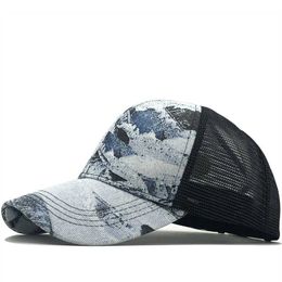 Snapbacks Cap Ponytail Baseball Femmes Messy Bunball Baseball Chapeau Snapback Camouflage Mesh CAP Spring and Summer Camo Outdoor Hat P230515 Good