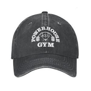 Snapbacks Classic Cotton Powerhouse Gym Baseball Cap voor vrouwen Men Verstelbare fitness Building Spier Dad Hoed Outdoor 2303222222
