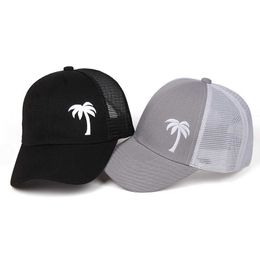 Snapbacks Coconut Embryo gorra de béisbol Primavera Verano Nueva gorra de malla de algodón para hombres y mujeres al aire libre transpirable Sunshine G230529