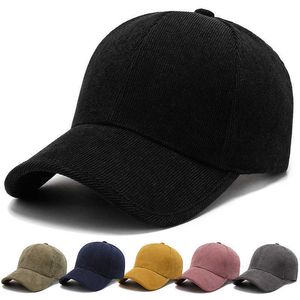 Casquette de baseball en velours côtelé Snapbacks pour hommes femmes couleur unie Snapback Hip Hop casquettes élégant armée vert jaune hiver chaud os camionneur chapeaux P230512