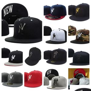 Snapbacks Mode Chapeaux ajustés Sport Toute l'équipe Coton Flex Broderie Chapeau Football Baseball Pom Pêcheur Casquette Solide Sports Extérieur Stre Dh1IP