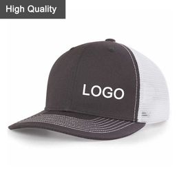 Snapbacks Hoogwaardige zomer unisex sportcaps Gorras persoonlijke geborduurde mesh cap aangepaste trucker hoeden G230508