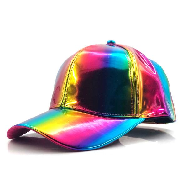 Chapeau de hip-hop de mode de luxe Snapbacks pour casquette de chapeau à changement de couleur arc-en-ciel Retour vers le futur Prop Bigbang G-Dragon Casquette de baseball P230515