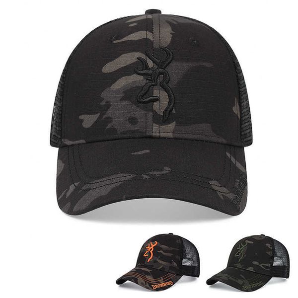 Snapbacks Sports de chasse en plein air pour hommes style camouflage respirant réglable papa élastique chapeau de soleil G230529