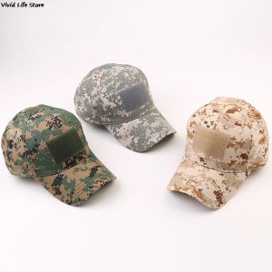 Snapbacks Militaire honkbalcaps Camouflage Paintball Verstelbare zomer snapback Sun hoeden Mannen vrouwen laten levering sporten buitenshuis otp2n