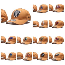 Snapbacks Nouveaux chapeaux Tous les logos de l'équipe Designer Basketball Ajustable Seau Chapeau Broderie Coton Mesh Bonnets Sun Outdoor Sport Dhjlg