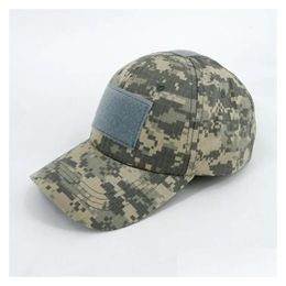 Snapbacks Sport de plein air Camouflage Chapeau Baseball S Simplicité Tactique Armée Camo Chasse Chapeaux Adt Cap 220727 Drop Livraison Sports Outdo Dhszq