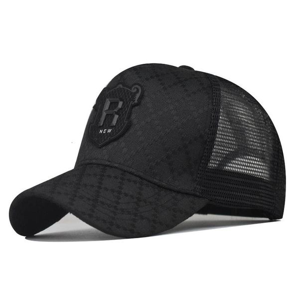 Snapbacks R gorra de béisbol bordada Hip Hop hueso para hombre visera de malla transpirable para mujer ropa de calle camión al por mayor 230719