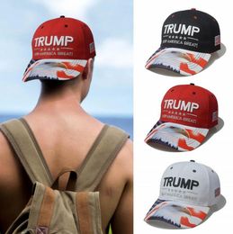 Snapbacks Trump Hat Camuflaje Gorra Gorras de béisbol America Great Hat 2024 Presidente de EE. UU. Elección Bordado americano Letras Impresión sol Hip Hop Sombreros Peaked BES121