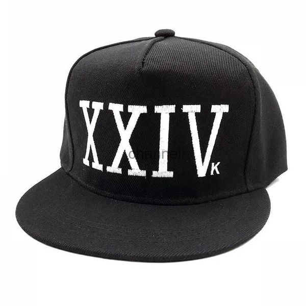 Snapbacks Unisex Bruno Mars Gorra de béisbol 24k Magic Gorras K-pop Algodón Hueso Rapero XXIV Papá Sombrero Hip Hop Snapback Gorras para el sol Casquette YQ231205