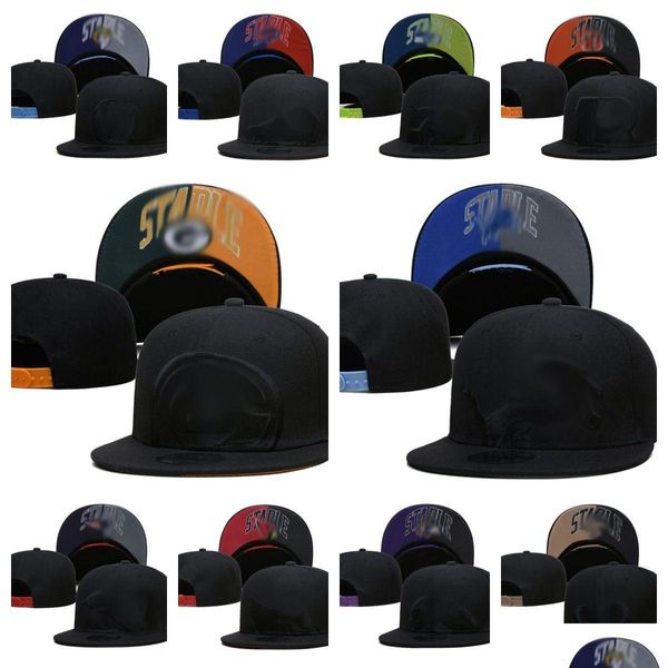 Snapbacks Venta al por mayor Diseñador Sombrero de bola Todo el logotipo del equipo Sombreros deportivos Snapback Bordado Malla Algodón Letra Gorros Gorra de fútbol Clásico Hip Dhndo