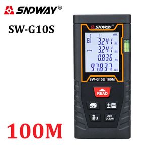 SNDWAY Laser Distance Meter 100M 80M 60M 40M Rangefinder Laser Tape Measure Trena Digital Range Finder Ruler Roulette 210719