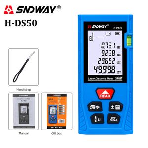 SNDWAY Laser Distance Meter Digital Range Finder 100m 70m 50m Rangefinder Trena Lazer Tape Measure Ruler Roulette Measurer Tool