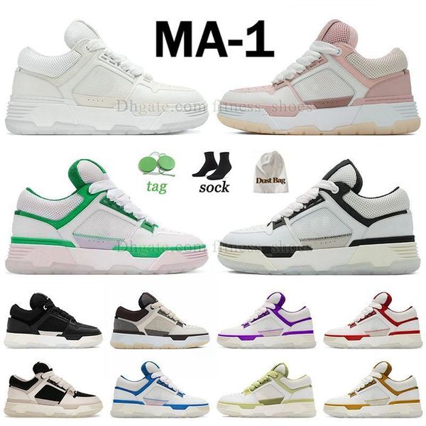 Sneaker MA-1 Casual Shoes Walk Cream Black Mint Green Ma1 Ma2 Red White Amirir Designer Plateforme BEIGE LUXUR LURNE TENNIS BRORN MAN DHGATES FORME FORME BIG TAILLE US 12 TRAINER