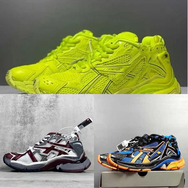 Sneaker Triple Chaussures S 7.0 Runner Designer Test Tracks 7 t Gomma Paris Speed Platform Mode Sports de plein air Baskets Taille 36-46 ZE5E