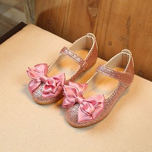 Zapatillas de zapatillas 16 años niña princesa bowknot dance nubuck cuero zapatos individuales zapatos de fiesta de fiesta de fiesta de fiesta