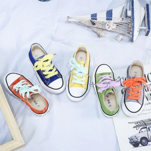 Sneakers 2021 Fashion Girls Boys Sneakers Candy Color Children Shoes Canvas Shoes Children Sneakers #5057