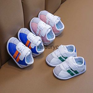 Sneakers 2022 Spring babyschoenen zachte zool heren en dames enkele schoen Walking H240506