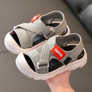 Baskets 2022 Été Nouveau Style Garçons Sandales Semelle Souple Antidérapant Bébé Chaussures De Plage Filles Enfants Mode Sandalias 210 Ans Enfants Zapatos