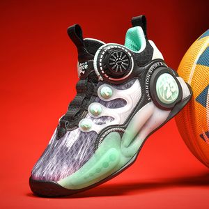 Sneakers 2023 Basketball Boots Boys Anti Slip Teenage Trainers Quick Sling Shoes Kids Hard dragen Boy Sport 230814