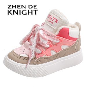 Sneakers 2023 Winter Kinderen Sportschoenen Jongens En Meisjes Warm Katoen Zachte Zool Anti Slip Casual 230922