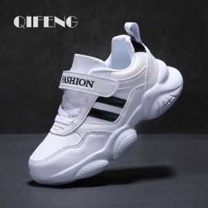 Zapatillas de deporte 515 años zapatos casuales blancos de chicos de malla luz de la luz