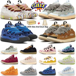 baskets chaussures de créateurs extraordinaires des années 90 en cuir gaufré baskets hommes femmes chaussure en caoutchouc plate-forme plate mode scarpe schuhe Chaussures à lacets 35-46